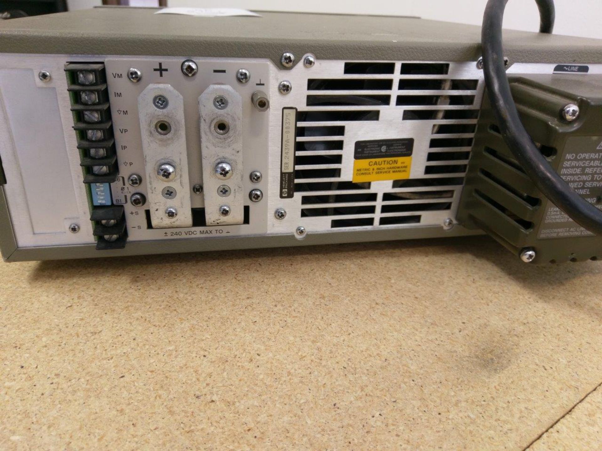 HP Hewlett Packard Model # 6012B DC Power Supply - Image 4 of 5