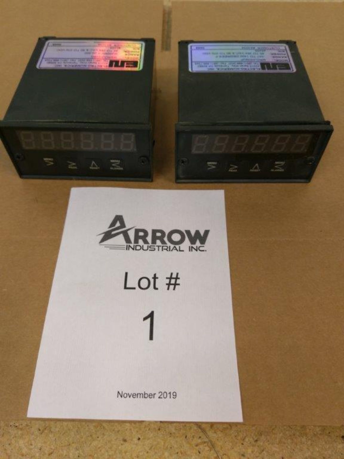 Lot of 2 Electro-Numerics Display - Model MROJHHMJF & MSROJHHSG