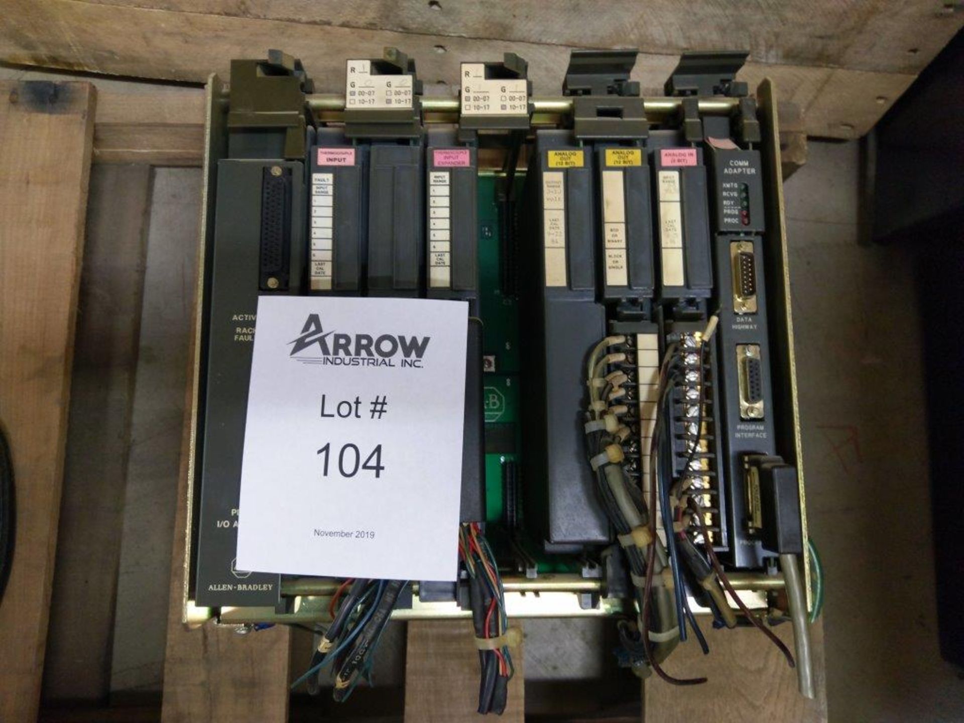 Allen Bradley I/O Adaptor, Rack and Cards