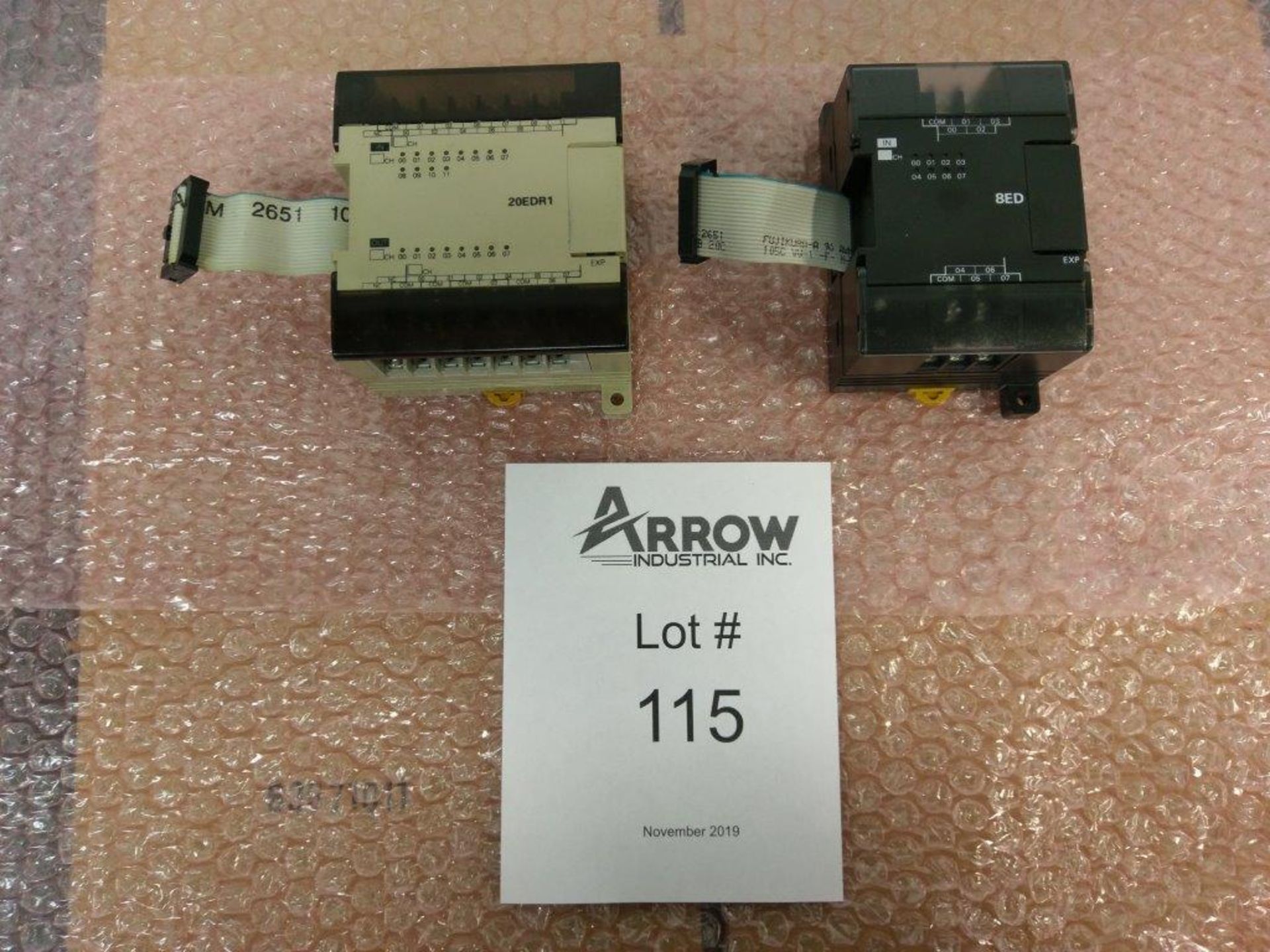 Lot of 2 Omron In / Out Units - (1) CP1W-8ED & (1) CPM1A-20EDR1