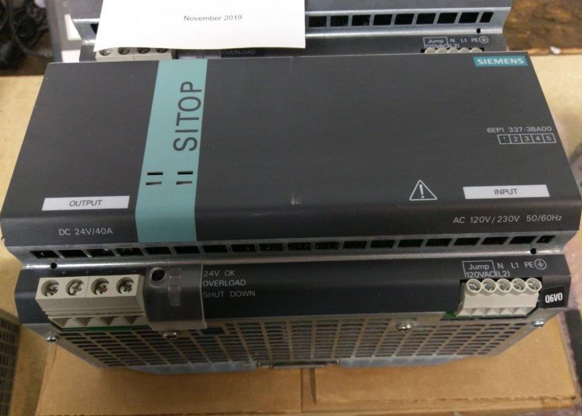 Lot of 5 Siemens SITOP Power Supply Model 1P 6EP1337-3BA00 - Image 2 of 3