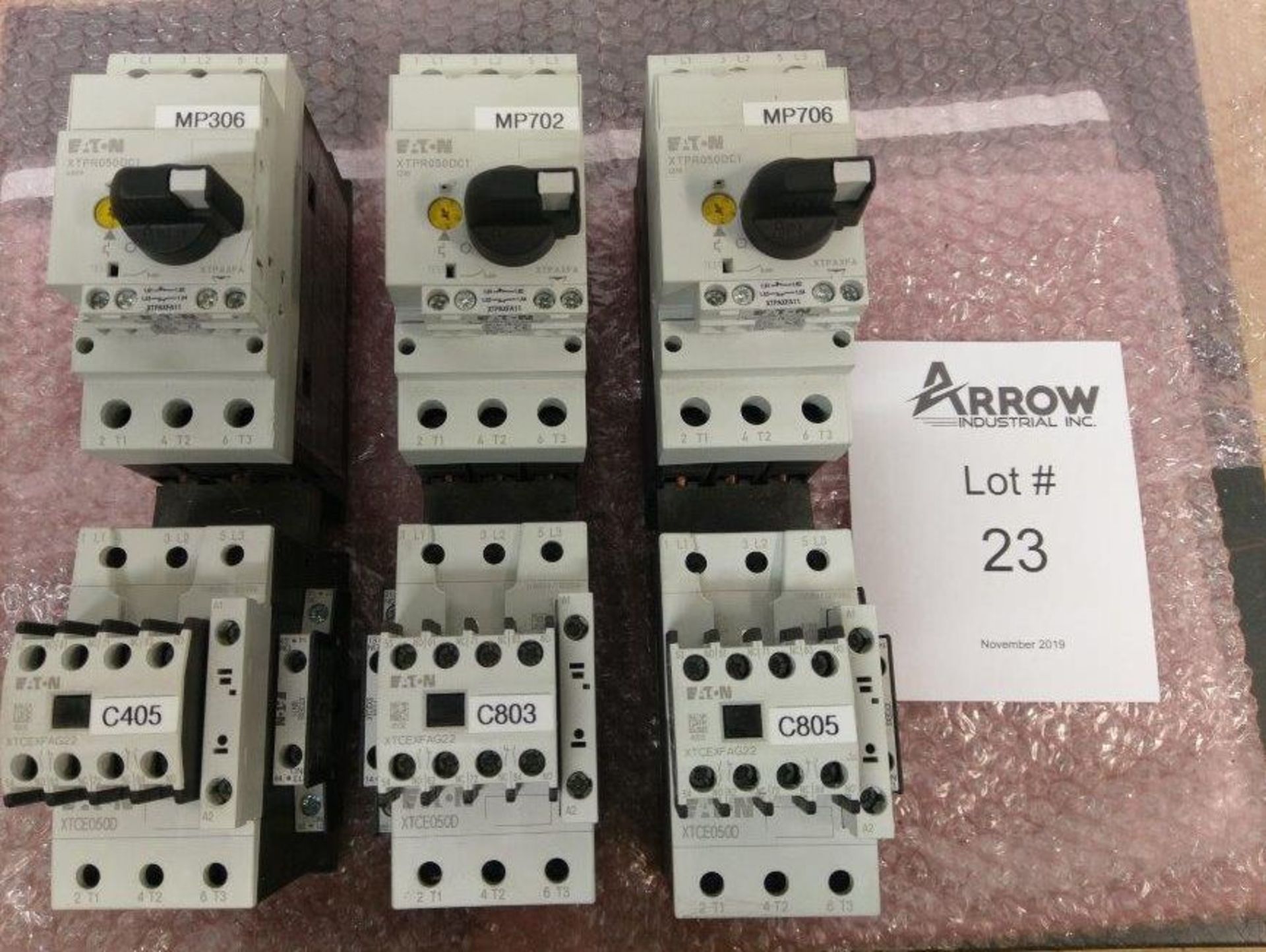 Lot of 3 Eaton XTPR050DC1 with Eaton XTCEXFAG22 Switches