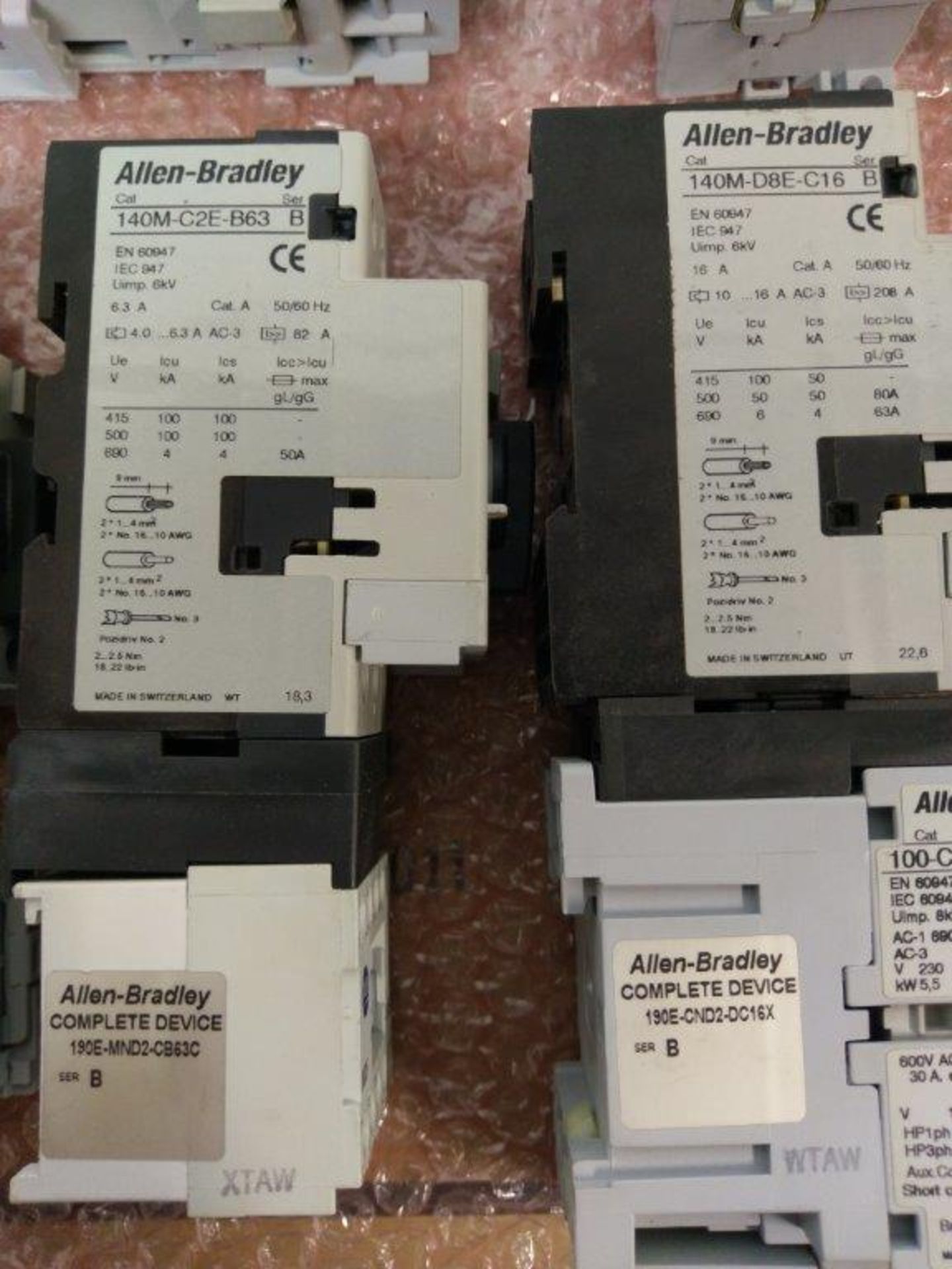 Lot of Allen Bradley Breakers / Switches - Image 9 of 10