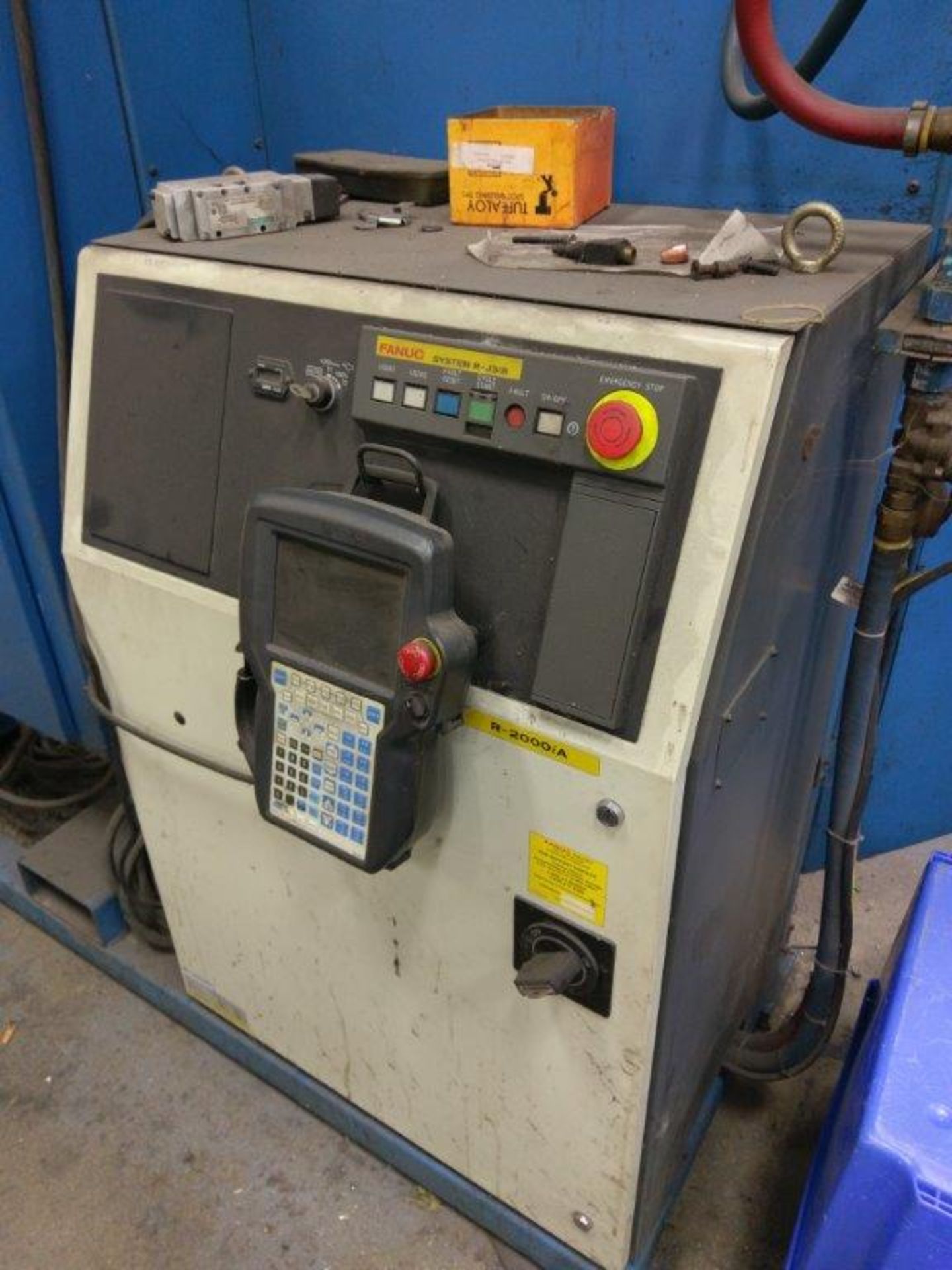 Fanuc Robot Cell with R-2000iA Arm, RJ3iB Controller, Technitron Weld Controller T3400 - Weld - Image 4 of 8
