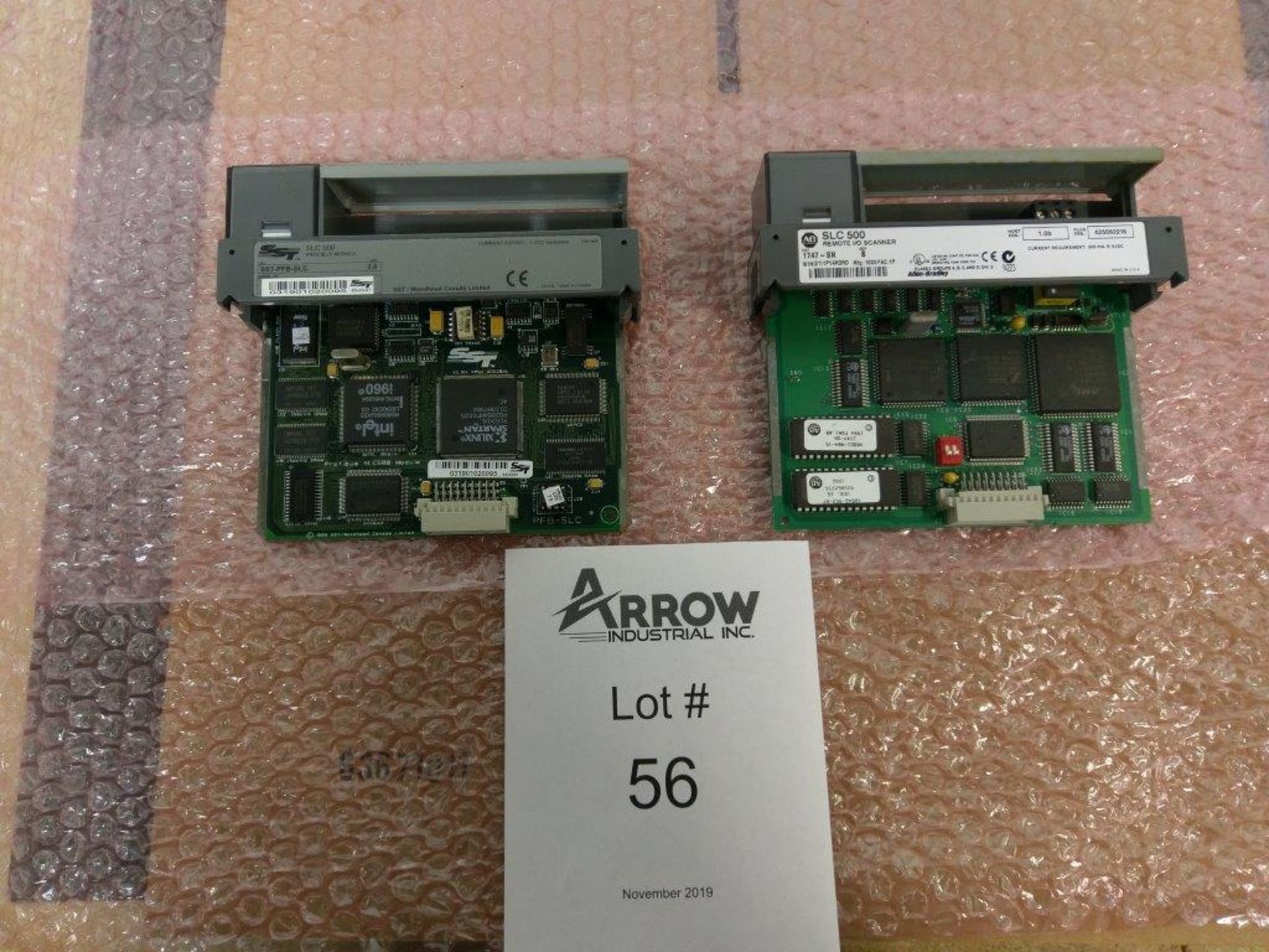 Lot of 2 Allen Bradley SLC500 Module - (1) SST-PFB-SLC Profibus Module & (1) 1747-SN Scanner