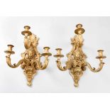 Pair of Appliques in Louis XV characterPair of appliques ,in Louis XV caracter bronze cast gilted