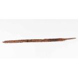 Medieval Iron SwordMedieval iron sword, rusty demages handgrip missing possibly celtic periode.
