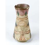 South american ceramicSouth American ceramic, cylindrical conic shape with one handgrip tears and
