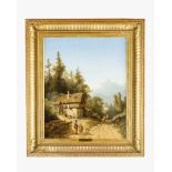 Karl Joseph Kuwasseg (1802-1877) Karl Joseph Kuwasseg (1802-1877), passage in Tirol oil on canvas