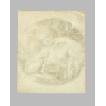 Artist around 1800Artist around 1800, Odalisque with flute black chalk on paperDrawings51x41 cm