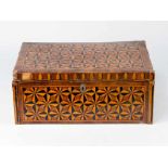 Louis XVI BoxLouis XVI box,Wood, rectangular shape with one lid and rich geometrical intarsias in