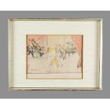 F. Durand Paris 1930F. Durand Paris 1930, Concert etching on paper framed under glassgraphic30x40