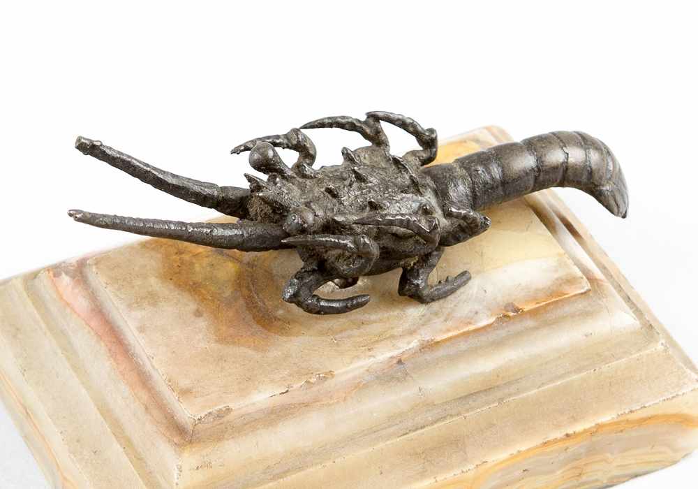 Padovan schoolPadovan school, bronze sculpture of a crab with original dark brown patina on - Image 3 of 3