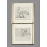 Theodor Hosemann (1807-1875)Theodor Hosemann (1807-1875), Circus, two drawings pencil on paper one