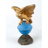 Imperial eagleImperial eagle, metal cast gilded, blue and black painted around 1910works of