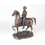 Napoleon Bonaparte (1769-1821)Napoleon Bonaparte (1769-1821), Equestrian portrait bronze cast on