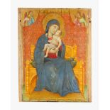 Ambrogio Lorenzetti (1290-1348)-mannerAmbrogio Lorenzetti (1290-1348)-manner, gold ground panel with