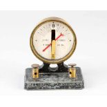 Rotation DiameterRotation Diameter, on metal base with gilded brass mantle and paper dial with