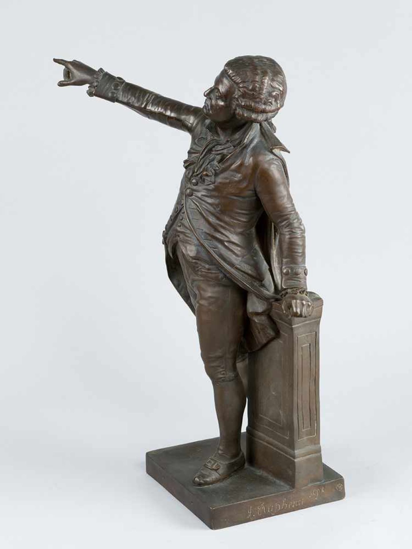 Comte de Mirabeau (1749-1791) .Bronze ,19..century30cmThis is a timed auction on our German portal - Bild 2 aus 3