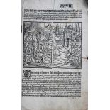 early German printed book page on paper 15./16.century24x14cmThis is a timed auction on our German
