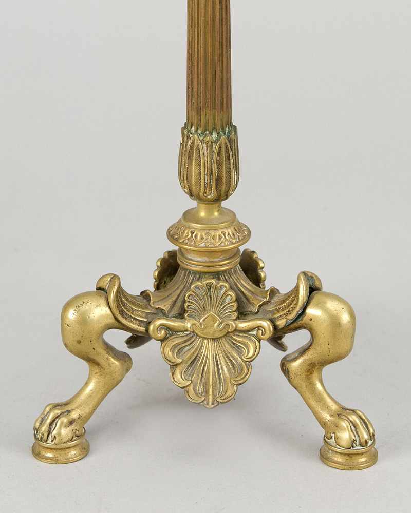 Pair of French Bronze candlesticks, 19. century30cmThis is a timed auction on our German portal - Image 2 of 3