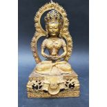 Guanyin, Bronze gilded, Qing Dynasty30cmThis is a timed auction on our German portal lot-tissimo.