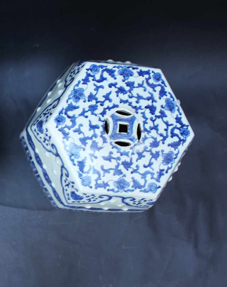 Two Chinese Garden seats ,porcelain Qing Dynasty50 cmThis is a timed auction on our German portal - Image 2 of 3