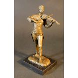 Johann Strauss (1825-1899) bronze sculpture with violin18cmThis is a timed auction on our German