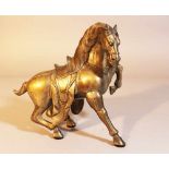 Asian Bronze, silvered, Horse, Qing Dynasty20cmThis is a timed auction on our German portal lot-