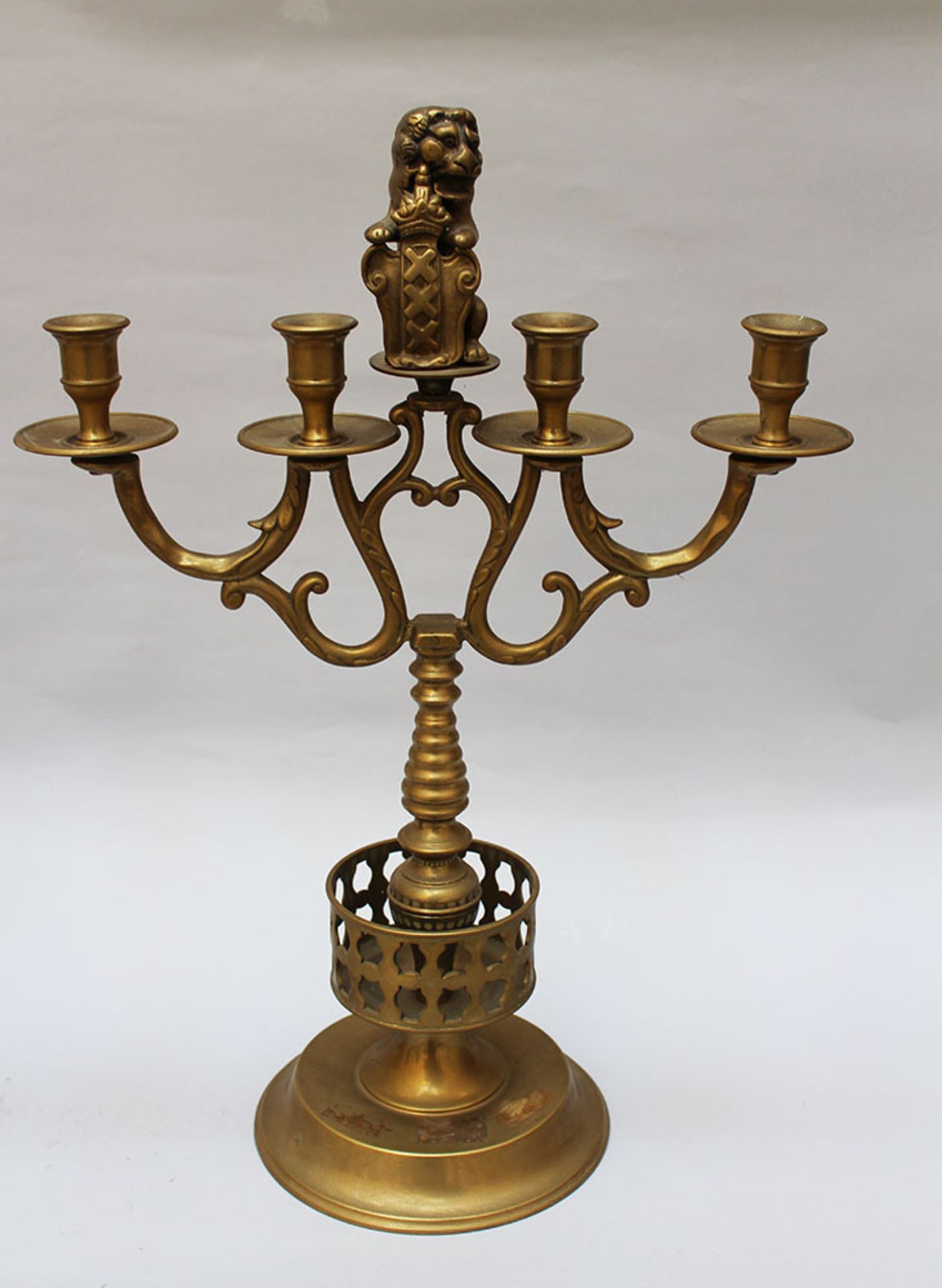 Pair of Bronze Candelabras, 19. century35cmThis is a timed auction on our German portal lot- - Bild 2 aus 3