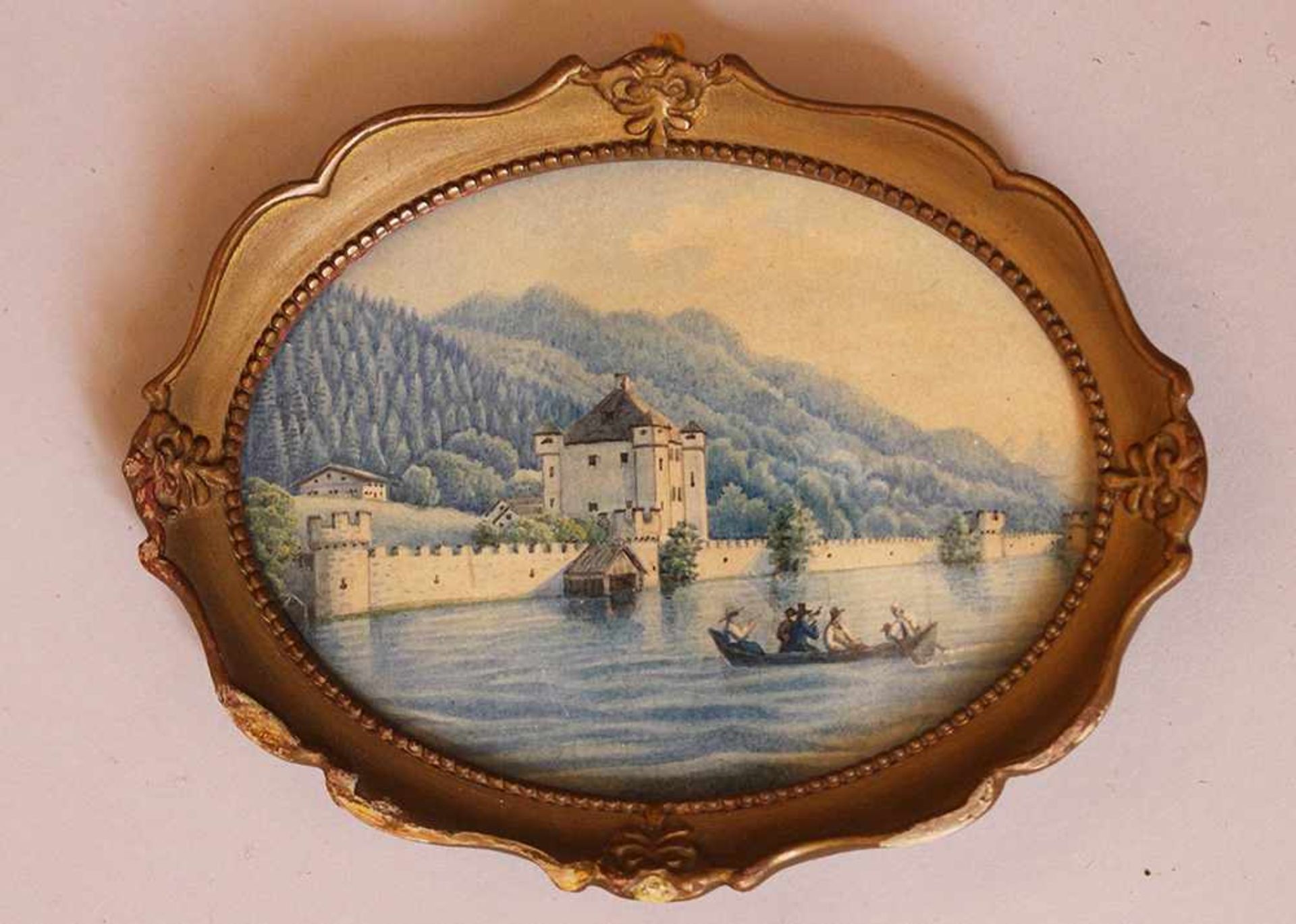 German 19. century, two watercolours8x4cmThis is a timed auction on our German portal lot-tissimo. - Bild 2 aus 3