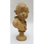 Jean Baptiste Pigalle (1714-1785)-follower,Bust, Terracotta18cmThis is a timed auction on our German