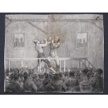 Artist mid 19.century,boxing ring,etching on paper,15x10cmThis is a timed auction on our German