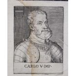 Charles V. of Habsburg, etching on paper10cmThis is a timed auction on our German portal lot-