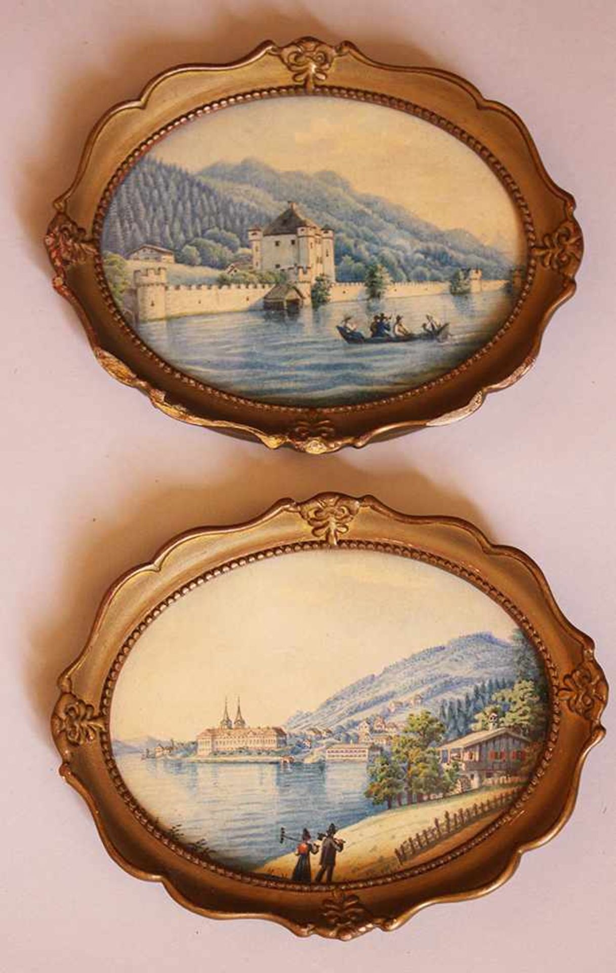 German 19. century, two watercolours8x4cmThis is a timed auction on our German portal lot-tissimo.