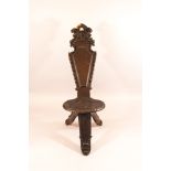 board chair, carved,lacquered,18. CenturyThis is a timed auction on our German portal lot-tissimo.