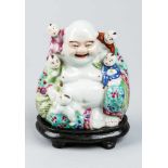 Lucky Buddha , porcelain painted15cmThis is a timed auction on our German portal lot-tissimo.com.
