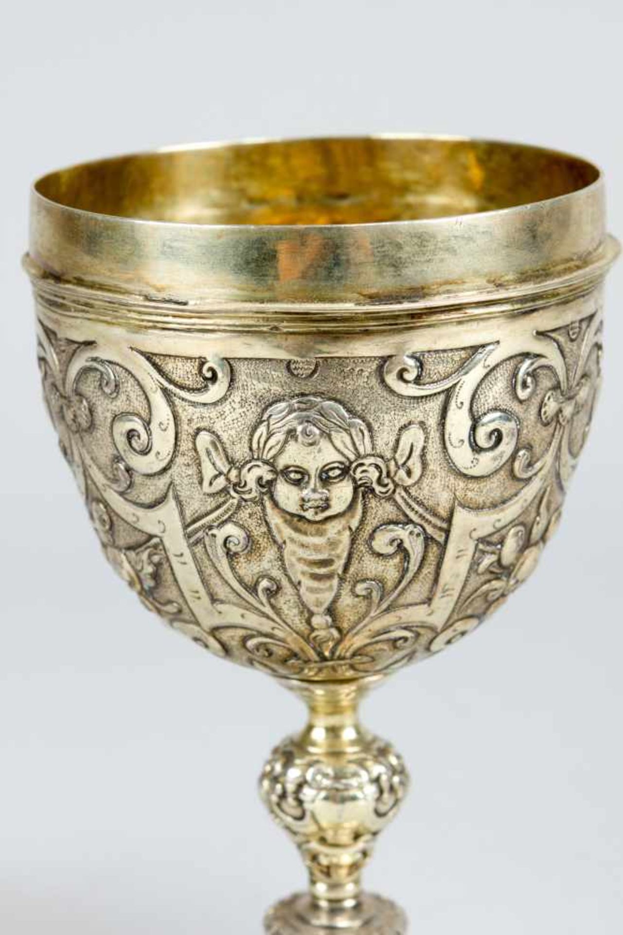 Silver cup , Augsburg 18. century15cmThis is a timed auction on our German portal lot-tissimo.com. - Bild 3 aus 3