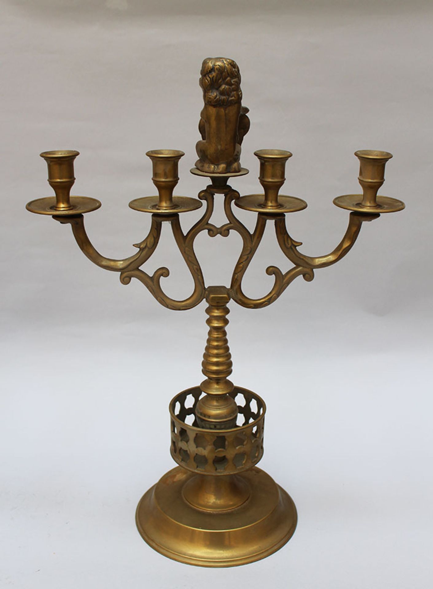 Pair of Bronze Candelabras, 19. century35cmThis is a timed auction on our German portal lot- - Bild 3 aus 3