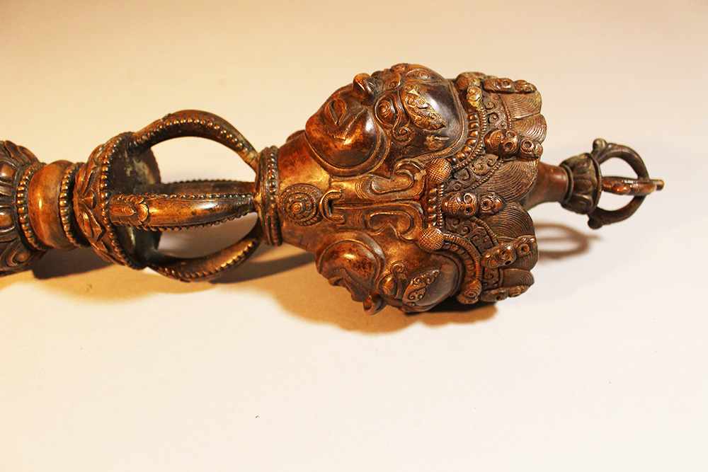 Phurbu,Bronze,original Patina, Qing Dynasty40cmThis is a timed auction on our German portal lot- - Image 3 of 3