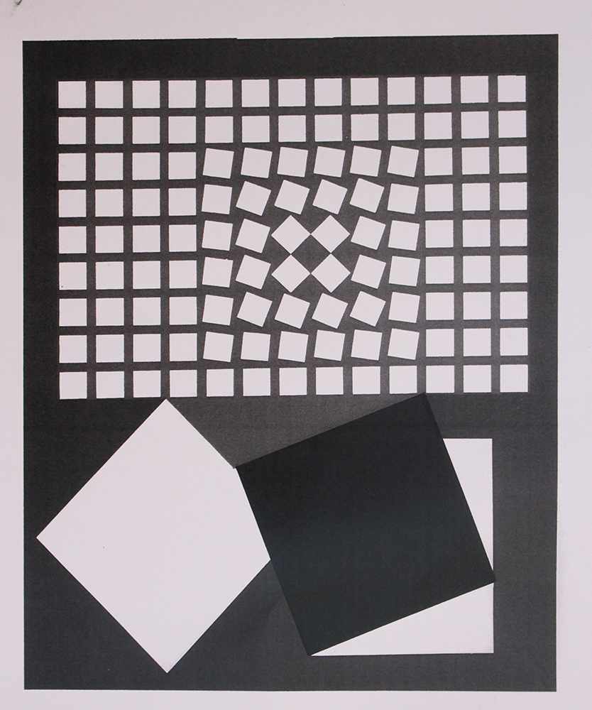 Vasarelly Graphic 20. century,20x18cmThis is a timed auction on our German portal lot-tissimo.com. - Image 3 of 3