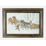 Oswald Roux (1880-1961)winter transport90x70cmThis is a timed auction on our German portal lot-
