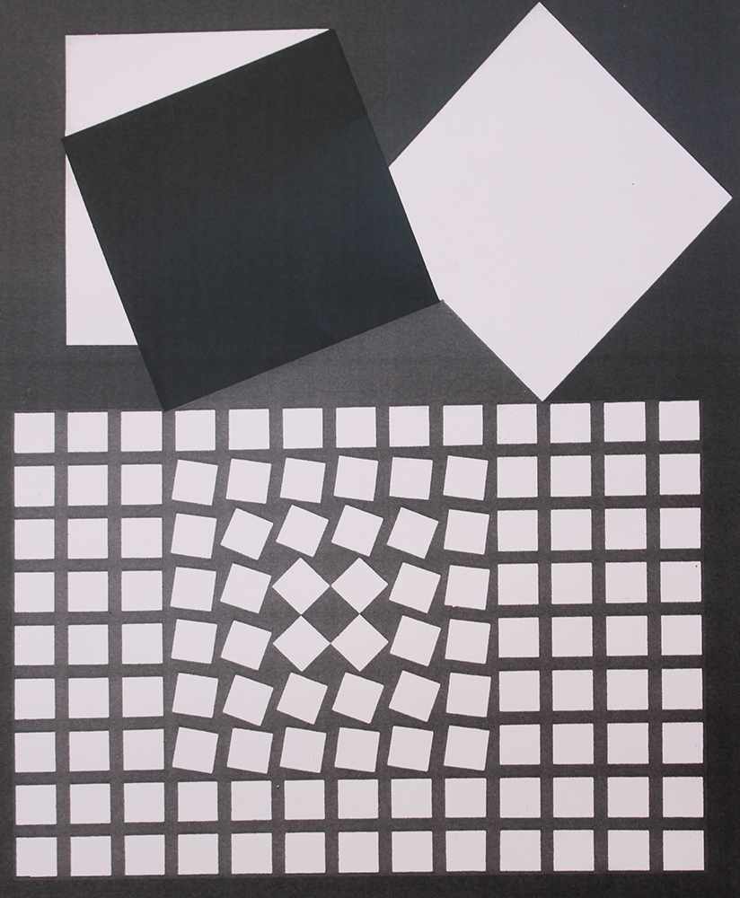 Vasarelly Graphic 20. century,20x18cmThis is a timed auction on our German portal lot-tissimo.com. - Image 2 of 3