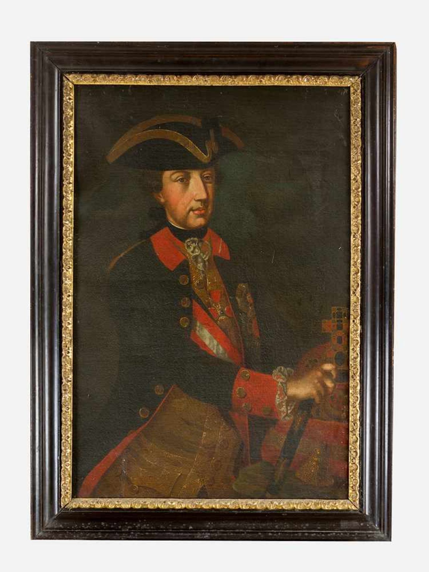 Joseph Hickel (1736- 1807 )- attributed, Emperor Joseph II. (1741-1790) with field Marshall stick