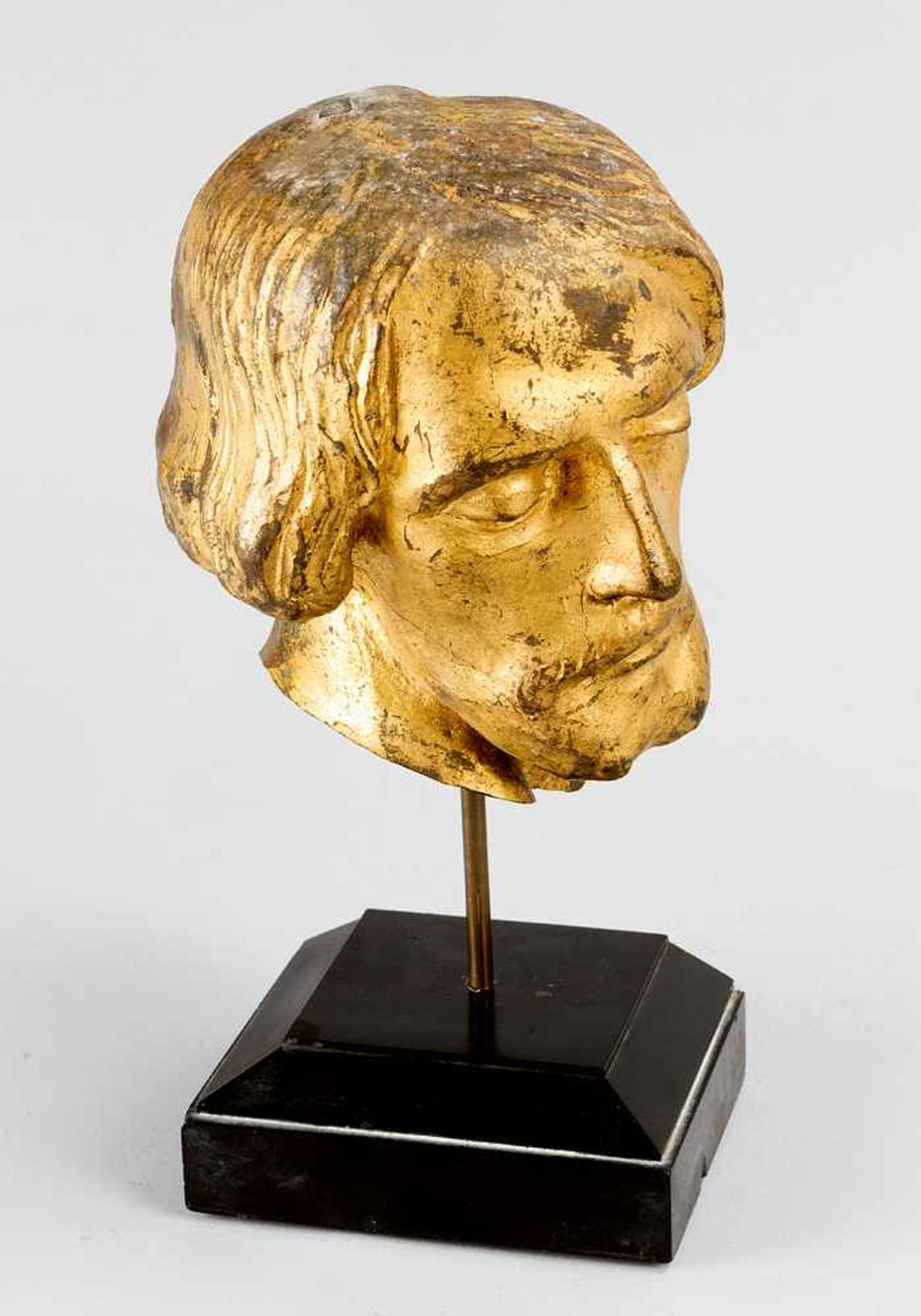 Joseph Bernard (1866 – 1931) – attributed, male head portrait, bronze cast, with remains of original - Bild 3 aus 3