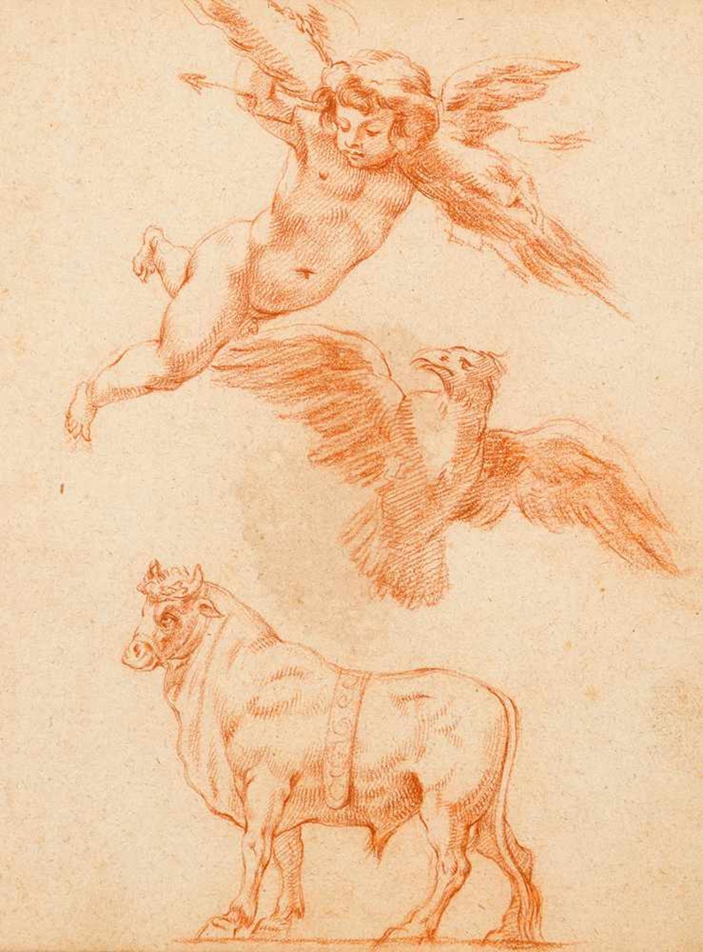Mannerist Sketchbook, contains 21 drawings in red chalk of classical figures and sculptures and - Bild 3 aus 3