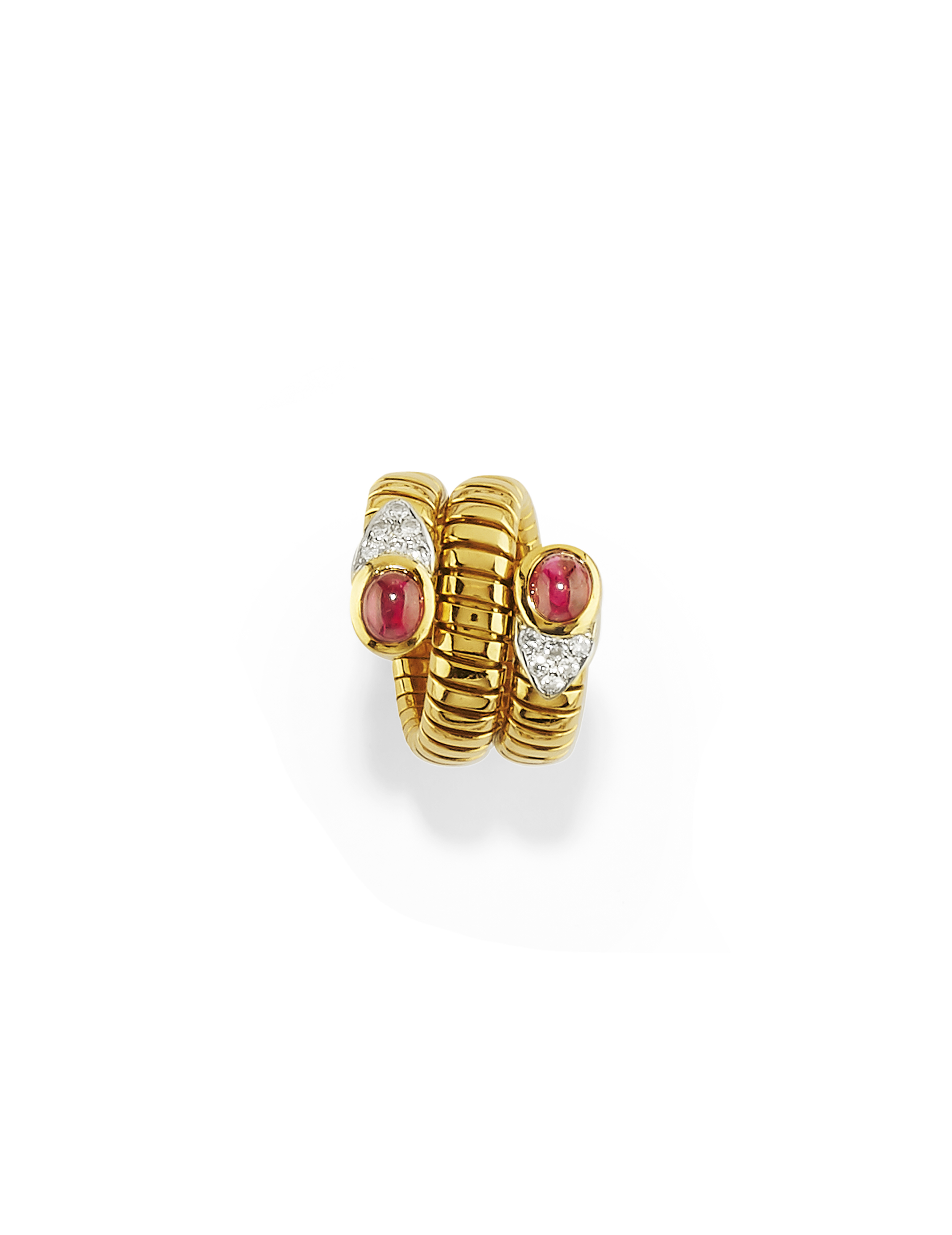 BAGUE EN OR ET RUBIS