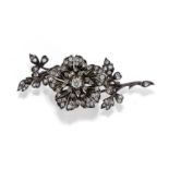 BROCHE EN DIAMANTS, 1890 ENVIRON