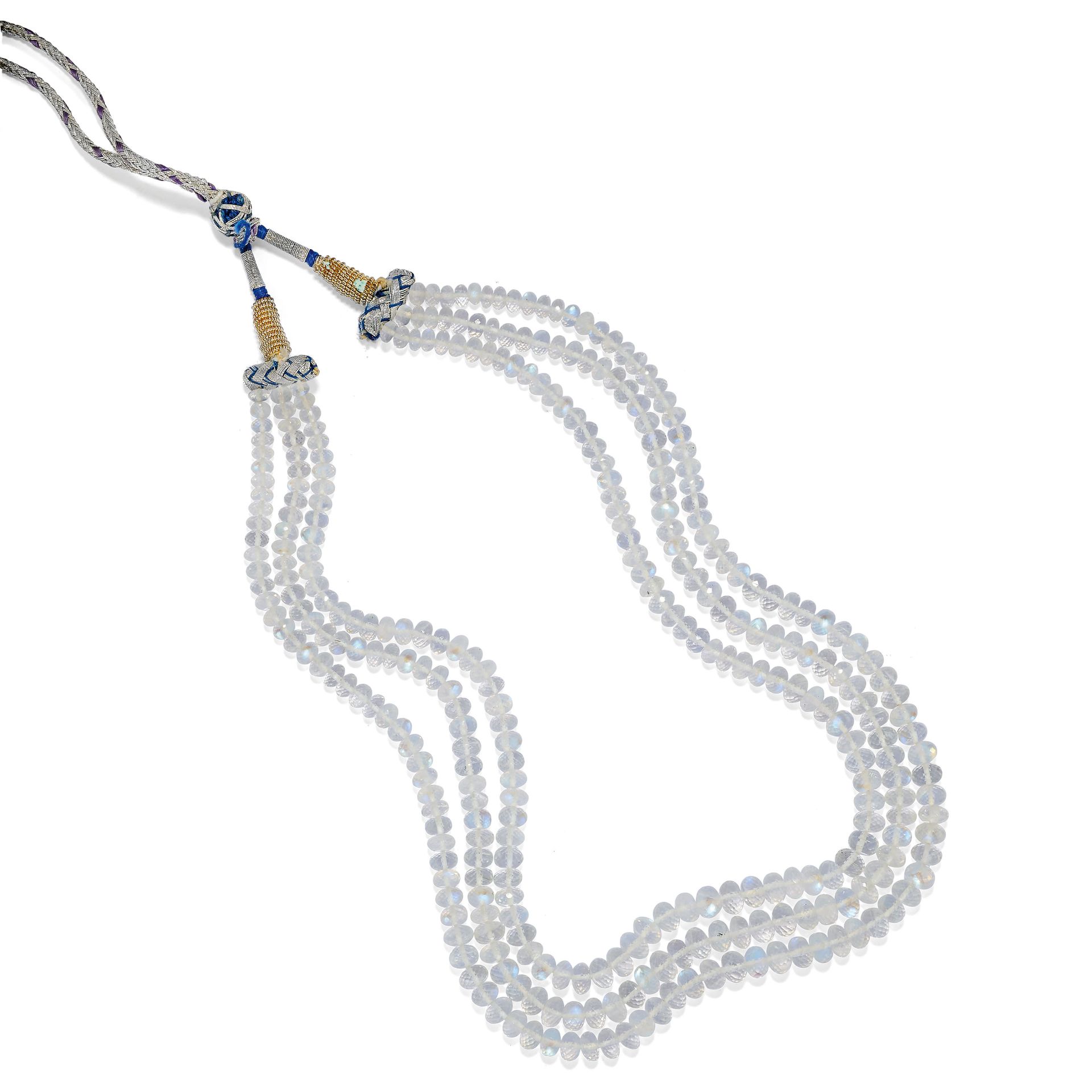 COLLIER ET PIERRES DE LUNE