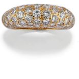 BAGUE BANDEAU EN OR ET DIAMANTS, SIGNÈE CARTIER PARIS